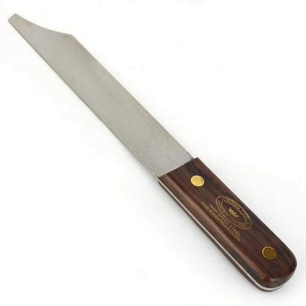 Crown Tools Firmager 1/16 Inch 1.6mm Parting / Shaping Tool, M2 High Speed Steel, Rosewood Handle - 24047