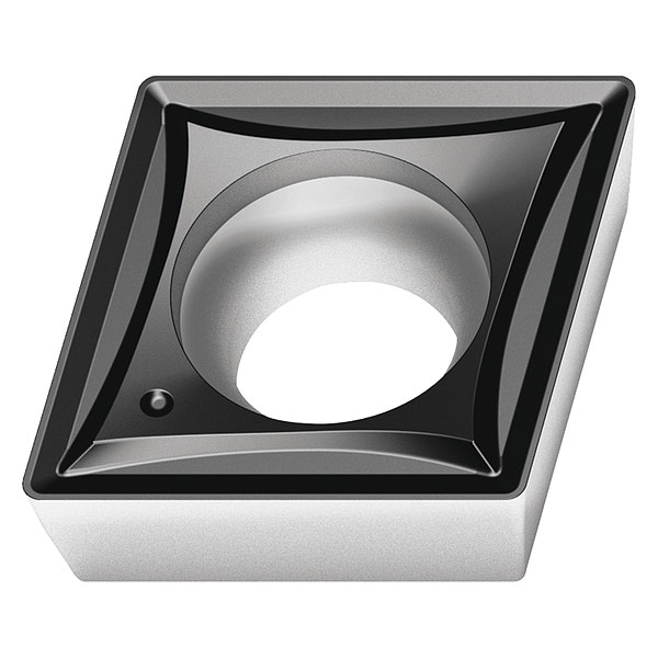 Walter Diamond Turning Insert, Positive, Neutral, CCMT, 0.0080", CarbideTiAlN+Al2O3+(Al) - CCMT060202-E47 WSM20S