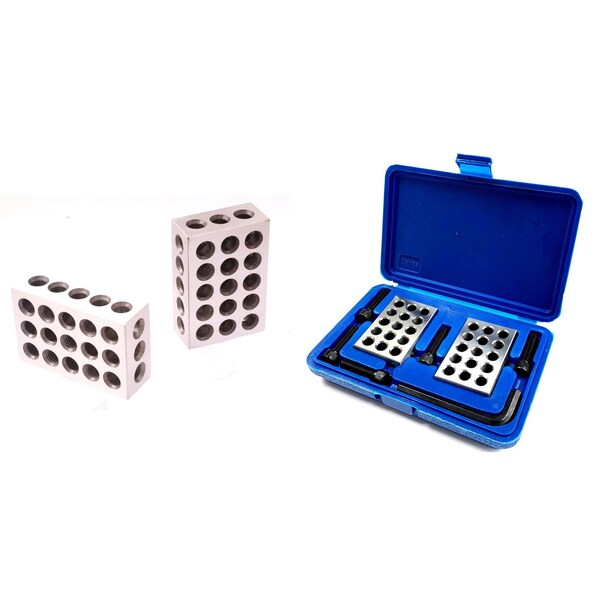 Hhip 8 Piece 1-2-3 Precision Block Set & Matched Pair of 1-2-3 Blocks - 9999-0030