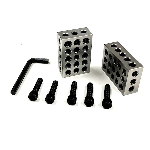 Hhip 8 Piece 1-2-3 Precision Block Set & Matched Pair of 1-2-3 Blocks - 9999-0030