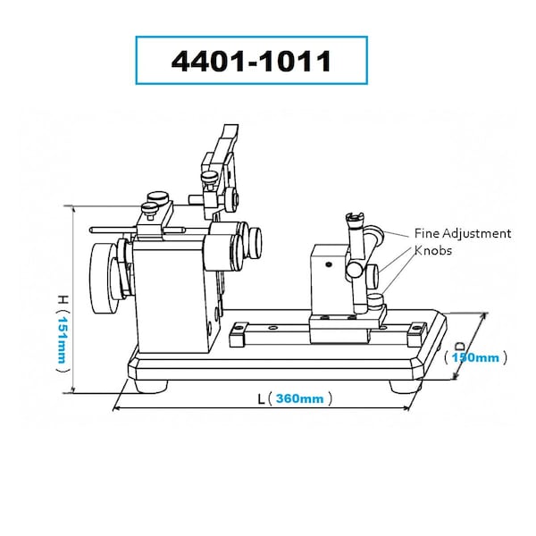 Hhip 10-50mm Diameter Capacity Concentricity Checker - 4401-1011