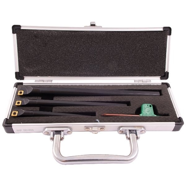 H & H Industrial Products 3 Piece (5/16~3/8 & 1/2") SCLCR Indexable Boring Bar Set - 1001-0020