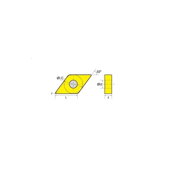 H & H Industrial Products DNMG-433-DM Coated Carbide Insert - 6000-8433