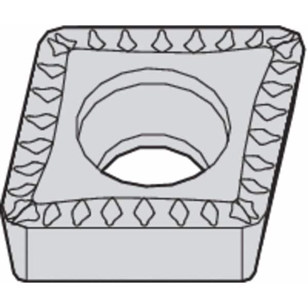 Widia Diamond Turning Insert, Diamond, 3, CCMT, 1, Carbide - CCMT3251MU
