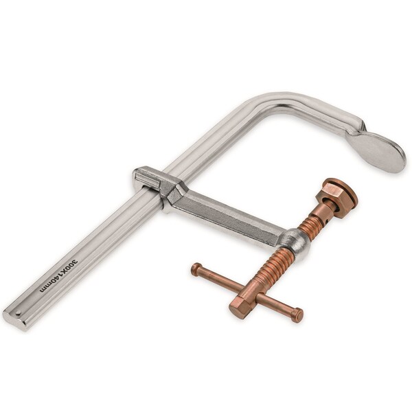 Kanca Heavy Duty Clamp W. Copper Plated Screw 300 Mm - 12 - HDC-300-C