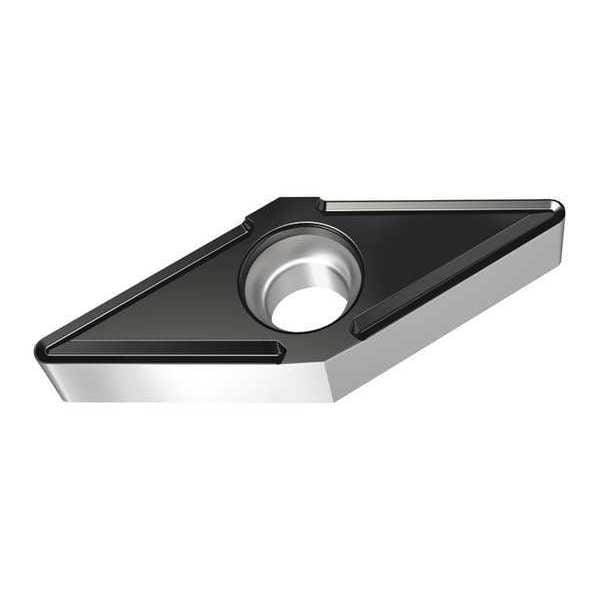 Walter Diamond Turning Insert, Diamond, 3, VBMT, 1, Carbide - VBMT160404-FK6 WKK20S