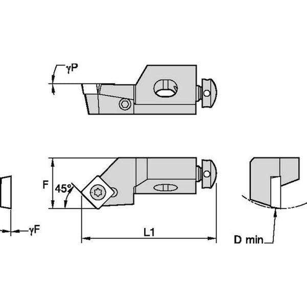 Widia WIDIA LR SERIES CARTRIDGE, mm, mm - 3870382