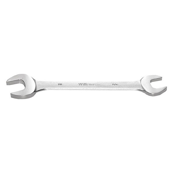 Llave Williams Williams, de boca abierta, 3/8 x 7/16", cromado satinado - 1723
