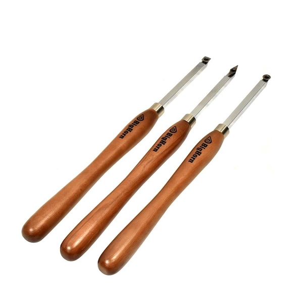 Big Horn 3 Piece Carbide Woodturning Tool Set - 26156
