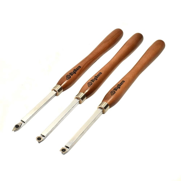 Big Horn 3 Piece Carbide Woodturning Tool Set - 26156