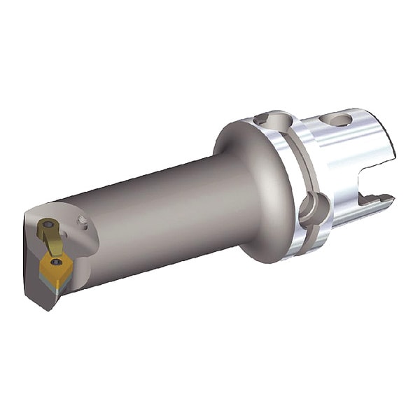 Km Systems Indexable Cutting Head Unit, KM63TSS40LMDUNR15, 179.95mm L, 55 Degrees  Diamond Insert Shape - KM63TSS40LMDUNR15