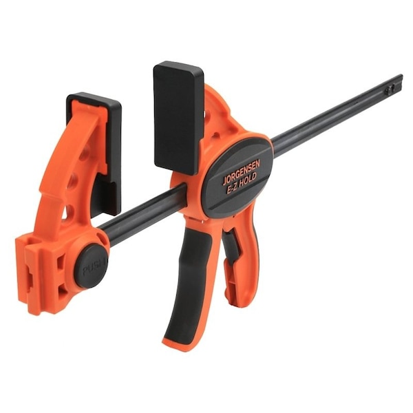 Pony E-Z HOLD Series Medium-Duty Expandable Bar Clamp, 300 lb, 12 in Max Opening Size, 3-3/8 in D Throat - 33412