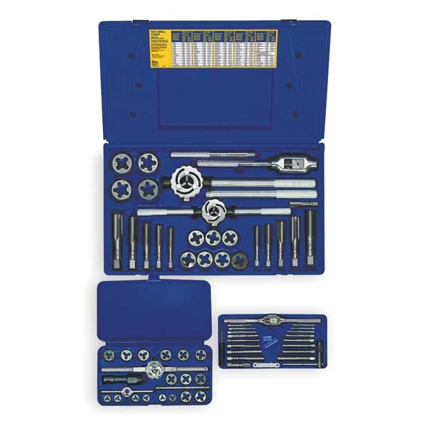 Irwin Tap and Die Set, 66 pc, High Carbon Steel - 97312