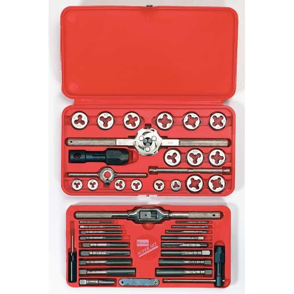 Irwin Tap and Die Set, 41 pc, High Carbon Steel - 24606