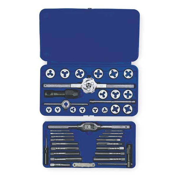 Irwin Tap and Die Set, 41 pc, High Carbon Steel - 24606