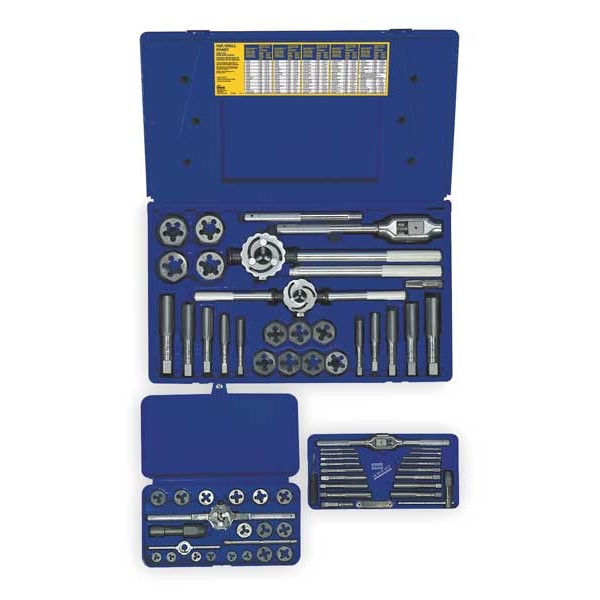 Irwin Tap and Die Set, 66 pc, High Carbon Steel - 97606