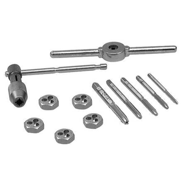 Irwin Tap and Die Set, 12 pc, High Carbon Steel - 24605