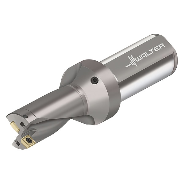 Walter Indexable Drill Bit for Small Holes, 40 mm L, 70 mm dia., Coolant Through, D4120-02-59.00F40-P48,  - D4120-02-59.00F40-P48