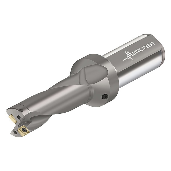 Walter Indexable Drill Bit for Small Holes, 32 mm L, 60 mm dia., Coolant Through, D4120-03-28.50F32-P44,  - D4120-03-28.50F32-P44