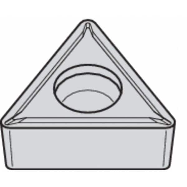 Widia Triangle Turning Insert, Triangle, 3, TCGT, 1, Carbide - TCGT32511P TN10U