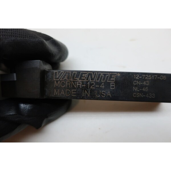 Valenite Indexable Turning Shank Holder 3/4In X 4-1/2In Tool Holder - MCRNR 12 4B