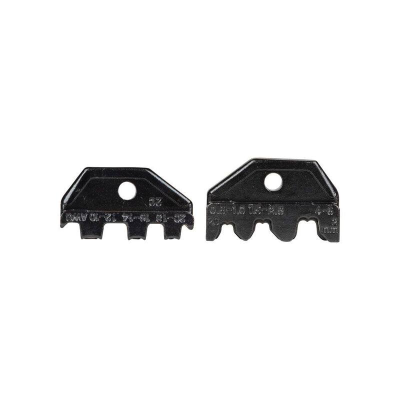 Set de troqueles para crimpar Klein Tools para cables desnudos/conectores de 10 a 20 AWG - VDV205-036
