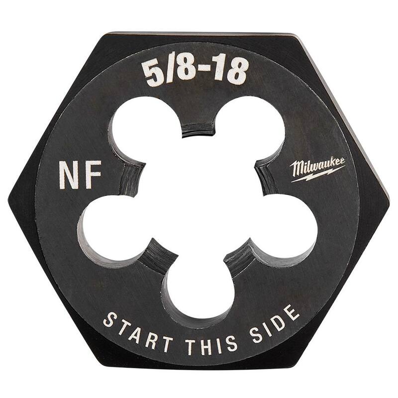 Herramienta de roscado hexagonal Milwaukee 5/8 in. -18 NF 1-7/16 in. - 49-57-5371