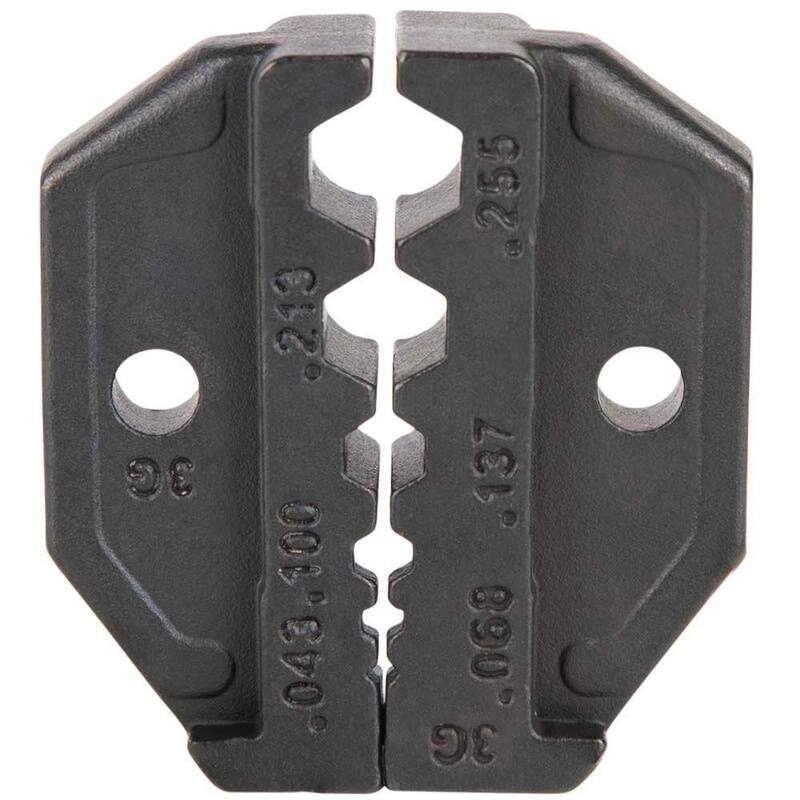 Juego de matrices de engarce Klein Tools para RG58/RG59, RG62, RG174, FO - VDV201-040