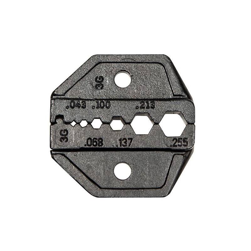 Juego de matrices de engarce Klein Tools para RG58/RG59, RG62, RG174, FO - VDV201-040