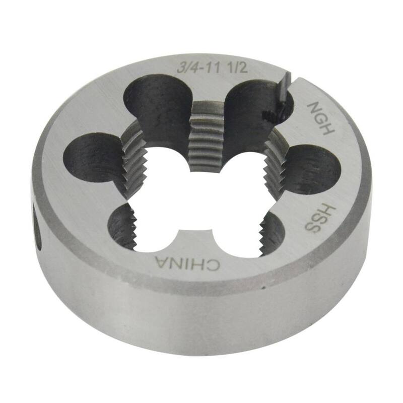 Broca para manguera de jardín 3/4 pulgadas a 11-1/2 pulgadas NGH redonda 2 pulgadas O.D. de acero de alta velocidad - DWTNGH3/4DIE