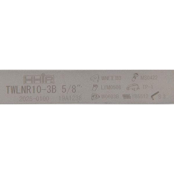 H & H Industrial Products MWLNR 10-3B Turning Tool Holder - New Rigid Clamp Design - 2025-0100