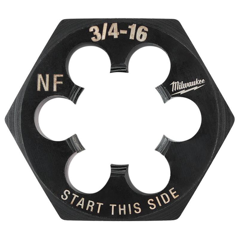 Matriz de roscado hexagonal de 1-7/16 in. NF 3/4 in. Milwaukee - 49-57-5378