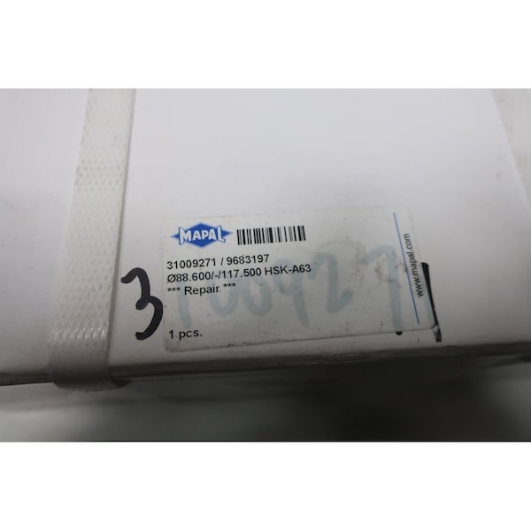 Mapal 88.600/-/117.500HSK-A63 MONOBLOCK BORING TOOL TOOL HOLDER - 31009271/9683197