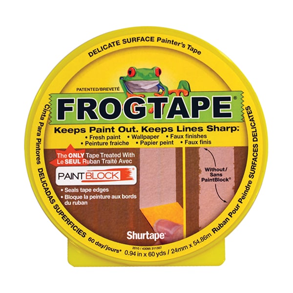 Cinta adhesiva de enmascarar para superficies delicadas Frog Tape .94" x 60 yardas - 240482