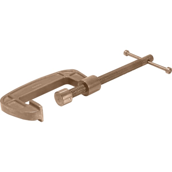 Pahwa QTi Non Sparking, Non Magnetic C - Clamp - 36 x 80 x 250 mm - CL-1008