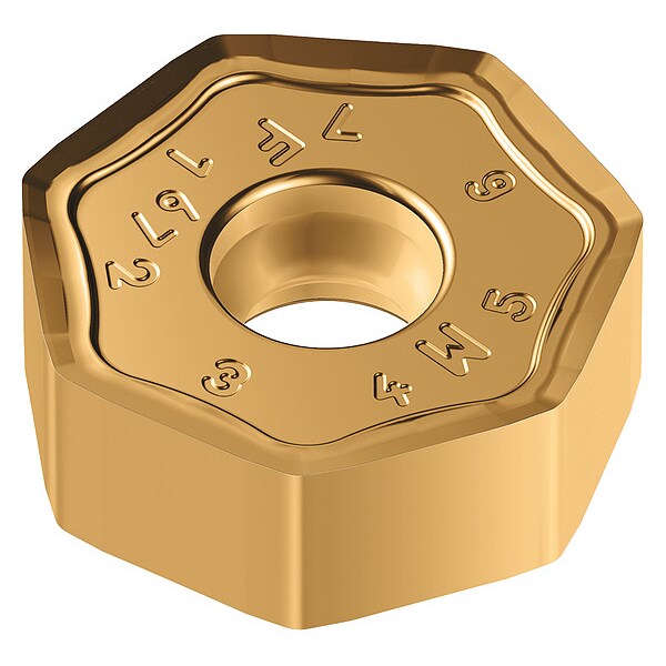 Walter Heptagon Milling Insert, 3/4 in, XNMU, 1/32 in - XNMU0906ANN-F67 WKP35G