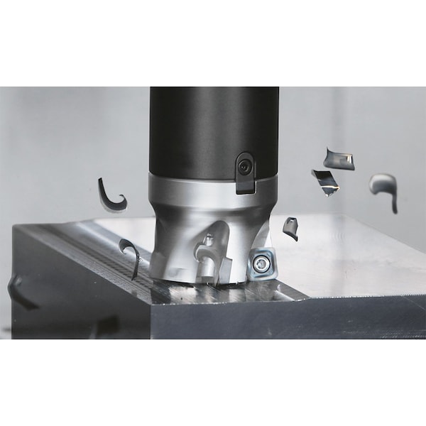 Kyocera High Feed Face Mill, MFH 2000R105T, MFH-RAPTOR 2.0000" Cutting Dia - MFH2000R105T
