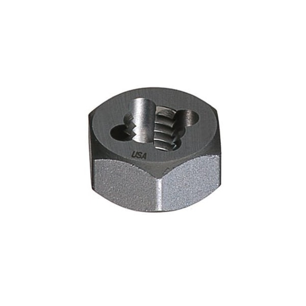 Champion Cutting Tool 1/4in-20 - CS30 Hexagon Rethreading Die, 20 TPI Threads per in, Contractor Series - CHA CS30-1/4-20