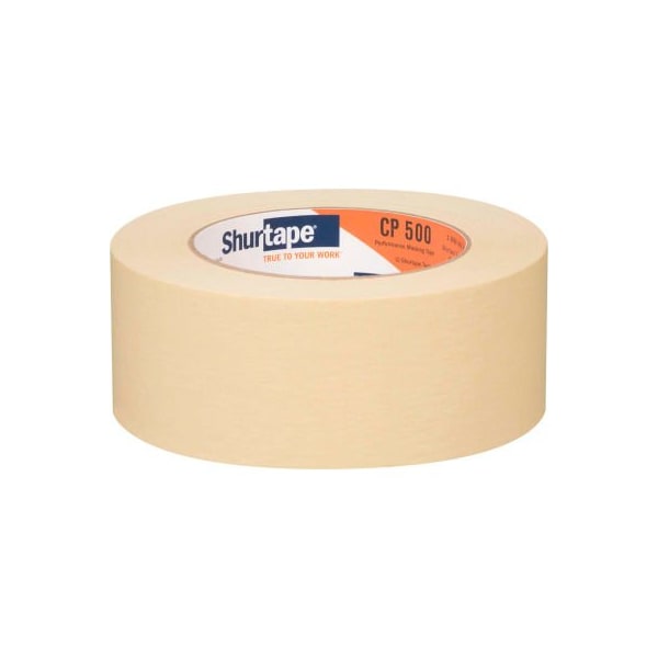 Cinta de enmascarar de alta temperatura de rendimiento superior Shurtape, natural, 48mm x 55m - Caja de 24 - 206251