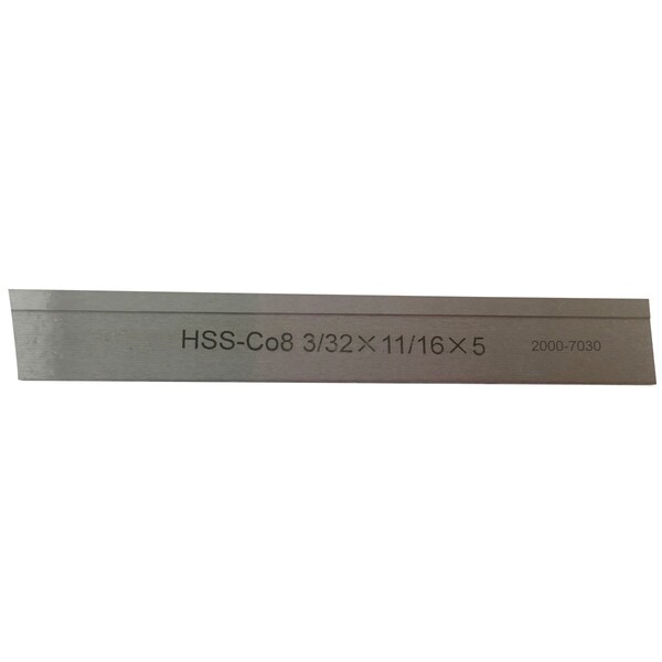 Hhip 3/32 X 11/16 X 5" P3N 5% Cobalt Parallel Cut-Off Blade - 2000-7030