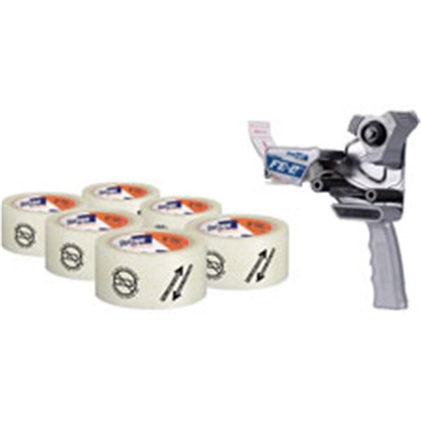 Distribuidor de cinta de borde plegado Duck Brand Shurtape Clear - DUCFE2