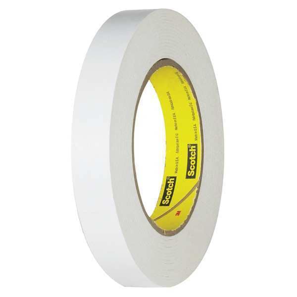 Cinta Flatback Scotch 3M™ 256, 6.7 Mil, 1" x 60 yds., Blanco, 12/Estuche - T945256W12PK