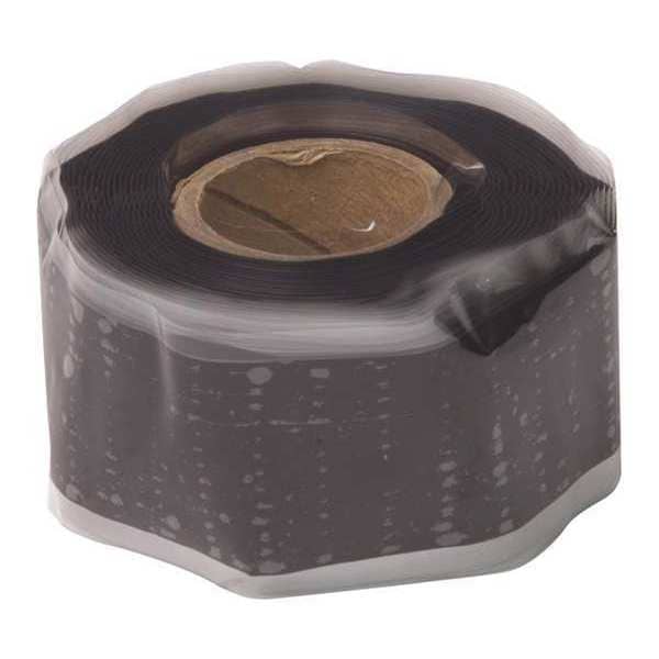 Cinta de Rescate Fusible de Silicona, ReprTape, Negro, 1"X12ft. - RP2562