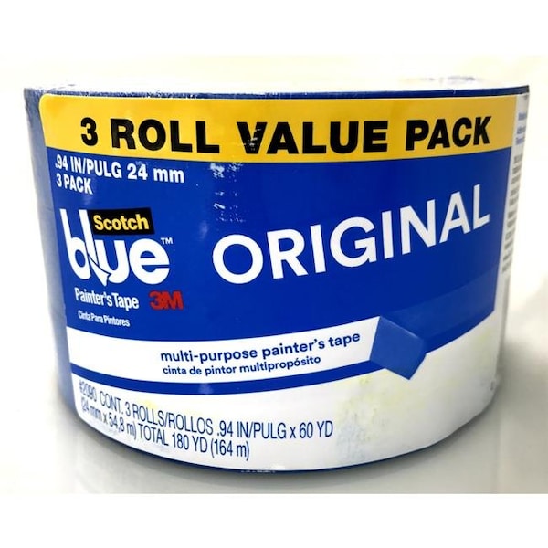 0.94 x 60 Yard Scotch Blue Cinta de Pintor de Uso General Azul - 1666452