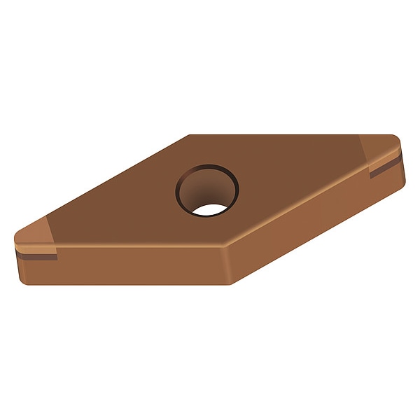 Walter Diamond Turning Insert, 3, VNGA, 1 - VNGA160404TM-2 WBH10C