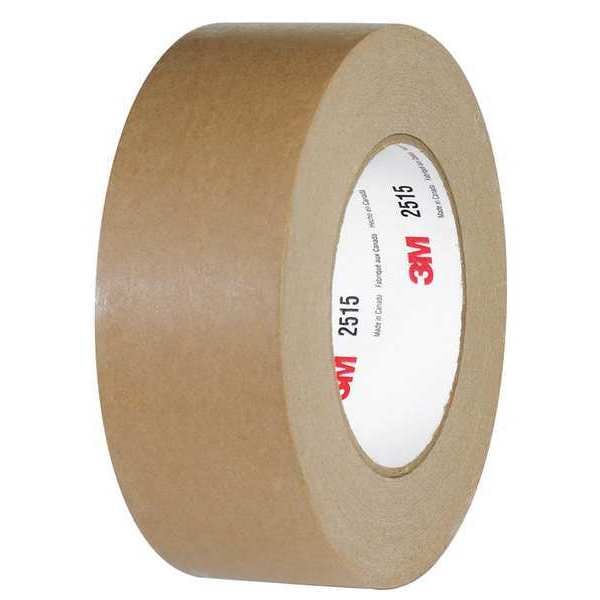 Tartán 3M™ 2515 Cinta de Respaldo Plano, 6.7 Mil, 2" x 60 yds., Beige, 12/Paquete - T947251512PK