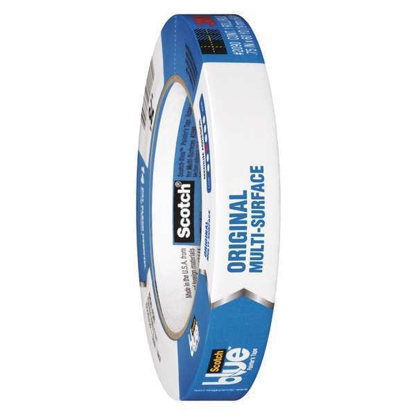 Cinta de enmascarar Scotch 3M™ 2090, 5.0 mil, 3/4" x 60 yardas, azul, 48 unidades por caja - T9342090.