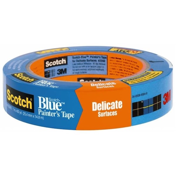 Cinta de enmascarar para pintores Scotch Safe-Release Falso y Decorativo 2080-24A de 1 pulgada