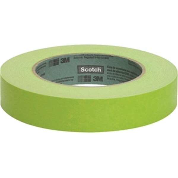 Cinta de enmascarar de laca verde Scotch a granel de 1 pulgada x 60 yardas - 17064 3M 20601ABK