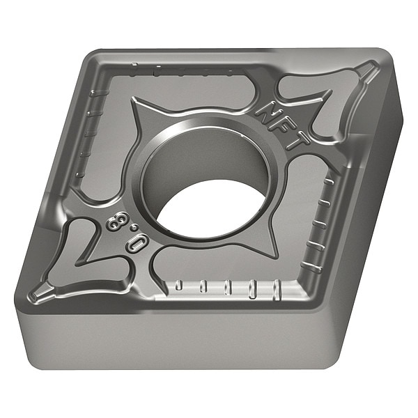 Walter Diamond Turning Insert, Diamond, 4, CNGG, 2, Carbide - CNGG120408-NFT WS10